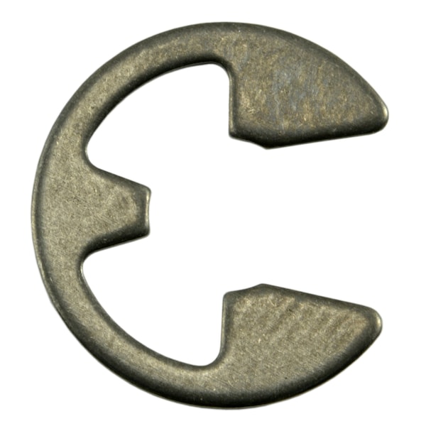 Midwest Fastener External-E E-Clip, 18-8 Stainless Steel Plain Finish, 1/4 in Shaft Dia, 20 PK 36749 - main